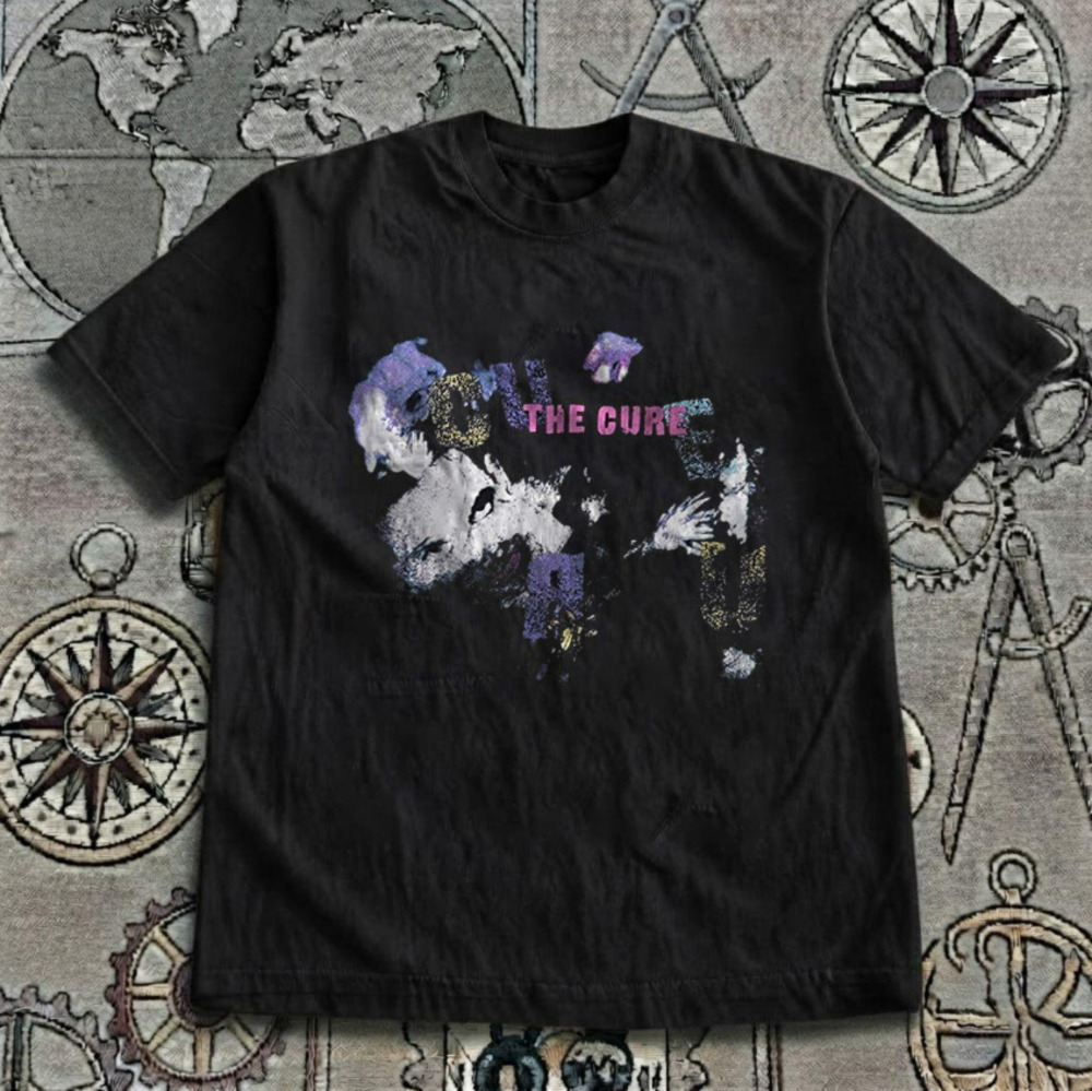 The Cure Band Prayer Tour 1989 Vintage Rock Tee